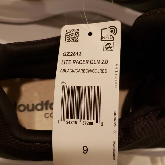 Brand New Men Adidas Shoe, Black Size 9 - Picture 10 of 10